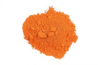 Červené olovo, minium pravé, suřík (Práškový pigment)