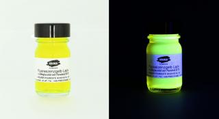 Fluorescenční žlutý lak (Fluorescentní barvy)