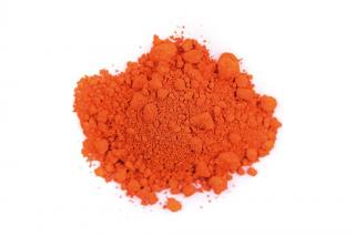 Kadmiová oranžová, č. 2, rumělka (Práškový pigment)