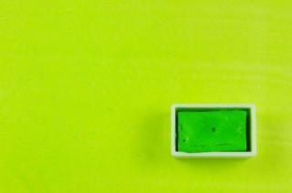 Kremer akvarel - hráškově zelená, směs (plast, 3 x 1,8 x 1 cm) (Kremer Akvarel)