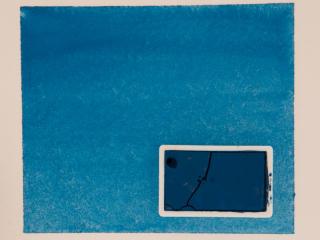 Kremer akvarel - kobaltově modrá, nazelenalá (plast, 3 x 1,8 x 1 cm) (Kremer Akvarel)