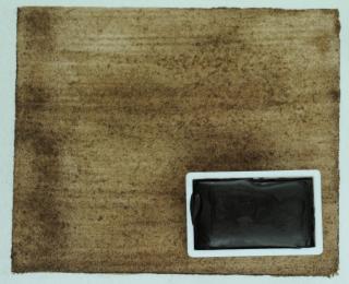 Kremer akvarel - pálená umbra, tmavě hnědá (plast, 3 x 1,8 x 1 cm) (Kremer Akvarel)