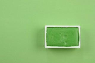 Kremer akvarel - pastelově zelená, viktoriánská zelená (plast, 3 x 1,8 x 1 cm) (Kremer Akvarel)