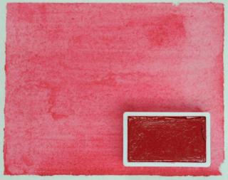 Kremer akvarel - Quinacridone Růžová D, PV 19 (plast, 3 x 1,8 x 1 cm) (Kremer Akvarel)