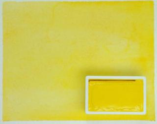 Kremer akvarel - stálá žlutá střední (plast, 3 x 1,8 x 1 cm) (Kremer Akvarel)