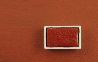 Kremer akvarel - trvalé červené tmavé (plast, 3 x 1,8 x 1 cm) (Kremer Akvarel)