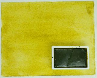 Kremer akvarel - žlutá, nazelenalá, PY 129 (plast, 3 x 1,8 x 1 cm) (Kremer Akvarel)