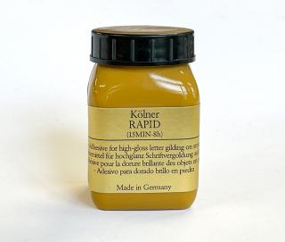 Lepidlo Kölner Rapid 15 min - žluté, 100 ml (lepidlo na plátkové zlato pro kameníky 100 ml)