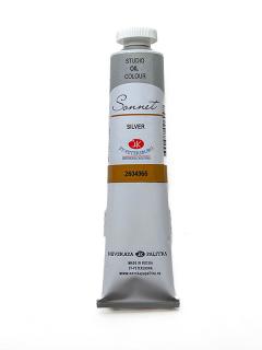 Olejová barva - Stříbro (46 ml)