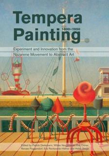 P. Dietemann: Tempera Painting 1800-1950 (P. Dietemann: Malba temperou 1800-1950) (Pevná vazba, 606 stran, 246 ilustrací, 179 barevných ilustrací)