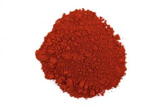 Průsvitná oranžovo-červená (Práškový pigment)
