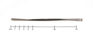 Špachtle, hranatá / hranatá, 20 cm (šířka 4 / 6 mm, délka 16 cm)