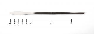 Špachtle, zašpičatělá / kulatá, úzká, 18 cm (18 cm délka, vhodná pro štukatéry)