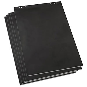 5 x BlackPad - černý flipchart papír 5x20ks