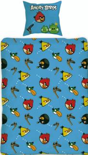 Halantex bavlna povlečení Angry Birds Slingshot 140x200 70x80