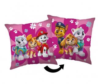 JERRY FABRICS Polštářek Paw Patrol Flowers  Polyester, 40/40 cm