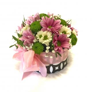 Flowerbox Pink Velikost pugetu: Malý (na obrázku)