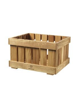 Apple Box - designová dřevěná bedýnka z masivu FDB velikost: M - 17 x 30 x 23, Nábytek materiál: dub