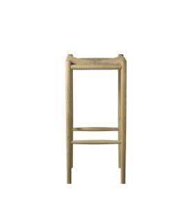 Barová židle Barstol z dubového dřeva Barva dřeva:: světlý dub, Rozměry:: 67x37x37cm