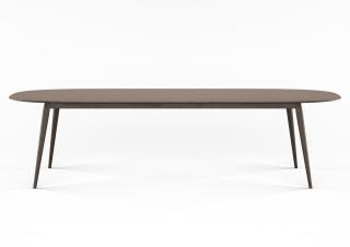 Jídelní stůl Play z dubového masivu- 280x105cm typ dřeva:: tmavý dub