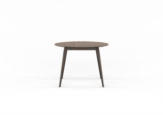 Jídelní stůl Play z dubového masivu- Ø100cm typ dřeva:: tmavý dub