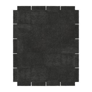 Koberec Basket tmavě šedý Koberec: 4x5 čtverců (245x300cm)