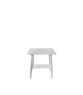 Konferenční stolek Hjørnebord z březového dřeva Barva dřeva:: bílá