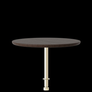 Kulatý stolek k pohovkám Lounge Around - tmavý dub