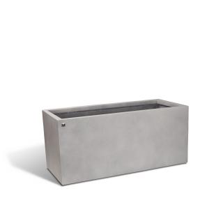 Květináč betonového vzhledu Division Lite Barva:: šedá, Velikost:: 80x35x35cm