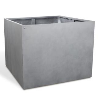 Květináč betonového vzhledu Division Lite CUBE BIG Barva:: šedá, Rozměry:: 100x100x80cm
