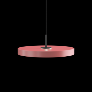 LED Lustr Asteria Mini Barva uchycení:: černá, Barva:: růžová