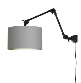 Nástěnná lampa Amsterdam 3220 různé barvy, vel. M barva stínidla: light grey (LG)