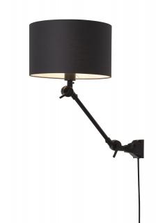 Nástěnná lampa Amsterdam 3220 různé barvy, vel. S barva stínidla: dark grey (DG)