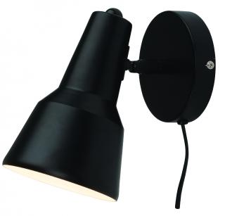 Nástěnná lampa Valencia černá