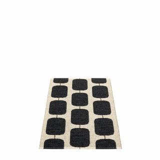 Oboustranný vinylový koberec Pappelina Sten Black velikost: 70x100cm