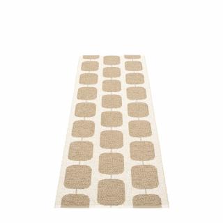 Oboustranný vinylový koberec Pappelina Sten Light Nougat velikost: 70x200cm