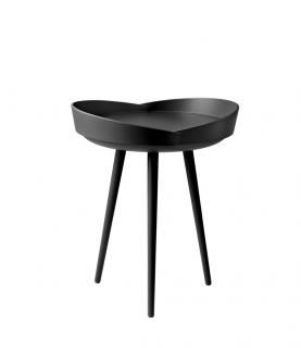 Odkládací stolek Bakketop z bukového dřeva Barva dřeva:: černá