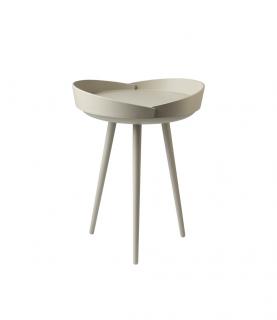 Odkládací stolek Bakketop z bukového dřeva Barva dřeva:: krémová