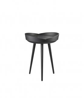 Odkládací stolek Bakketop z dubového dřeva Barva dřeva:: černá
