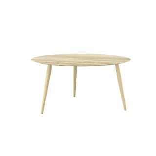 Odkládací stolek Play z dubového masivu- Ø90 Rozměry:: 90x32cm, typ dřeva:: přírodní dub