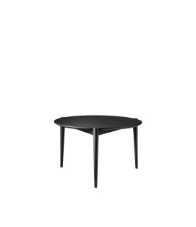 Odkládací stolek Søs z dubového dřeva Barva dřeva:: černá, Šířka stolu:: 70cm