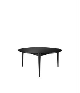 Odkládací stolek Søs z dubového dřeva Barva dřeva:: černá, Šířka stolu:: 85cm