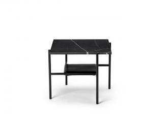Odkládací stolek Stone z mramorové desky Barva mramoru:: černá, Rozměry:: 38x43x43cm