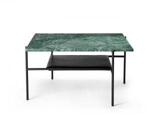 Odkládací stolek Stone z mramorové desky Barva mramoru:: zelená, Rozměry:: 44x80x80cm