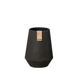 OOhh nepravidelná váza Tokyo Black Rozměry: 11/13 x 15 cm