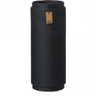 OOhh Zero waste váza Madrid Cylinder Black Rozměry: 10 x 28 cm