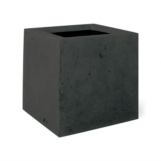 Polystone Square květináč Anthracite Rozměry: 30 cm šířka x 30 cm hloubka x 30 cm výška