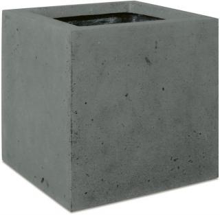 Polystone Square květináč Grey Rozměry: 40 cm šířka x 40 cm hloubka x 40 cm výška