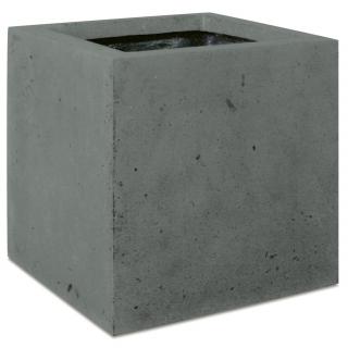 Polystone Square květináč Grey Rozměry: 50 cm šířka x 50 cm hloubka x 50 cm výška