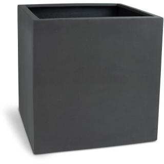 Polystone Square květináč Grey Rozměry: 60 cm šířka x 60 cm hloubka x 60 cm výška